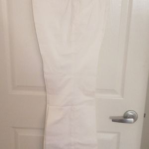 Alice + Olivia White  Wide Leg Trousers